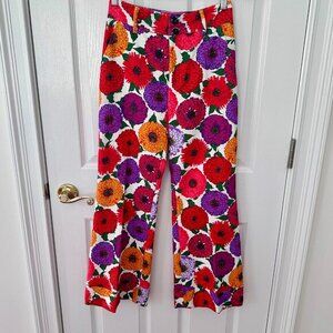 La DoubleJ Hendrix‎ Floral Trousers in 'Zinnie' pattern XS